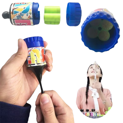 节庆婚礼喷彩带弹力小拉炮生日喷彩道具年会礼炮安全礼花机拉炮筒