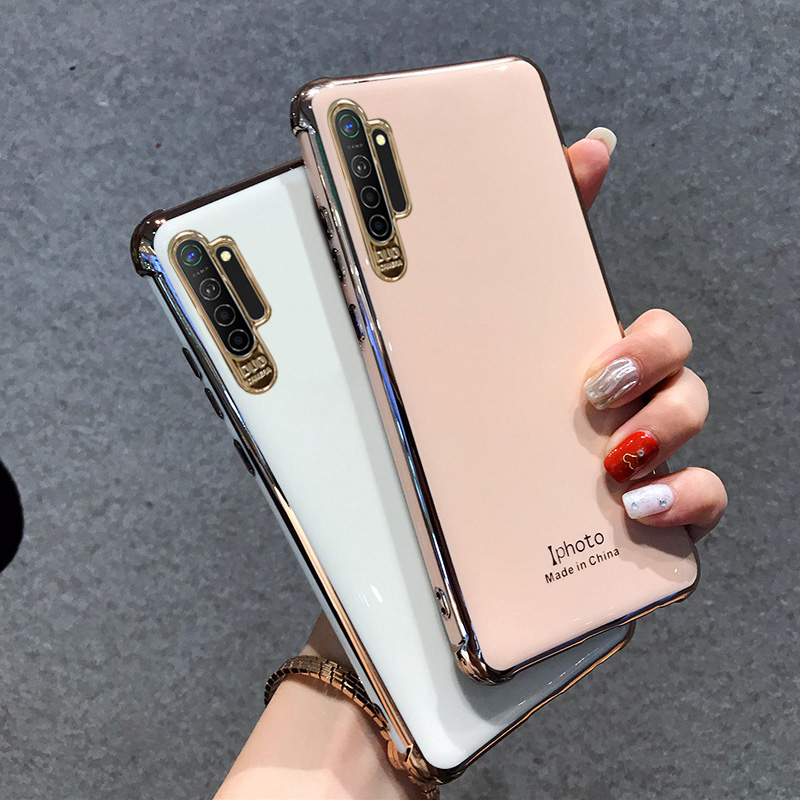 realmeX2手机壳realme X2女款opporealmex2保护硅胶套网红淡藕粉RMX1991镜头全包防摔潮软壳情侣外壳简约高档