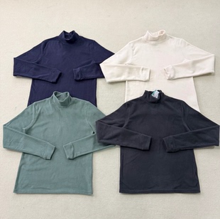 美山半高领亲肤摇粒绒打底 男女同款