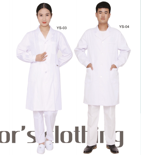 男女医师服白大衣学生化学隔离衣