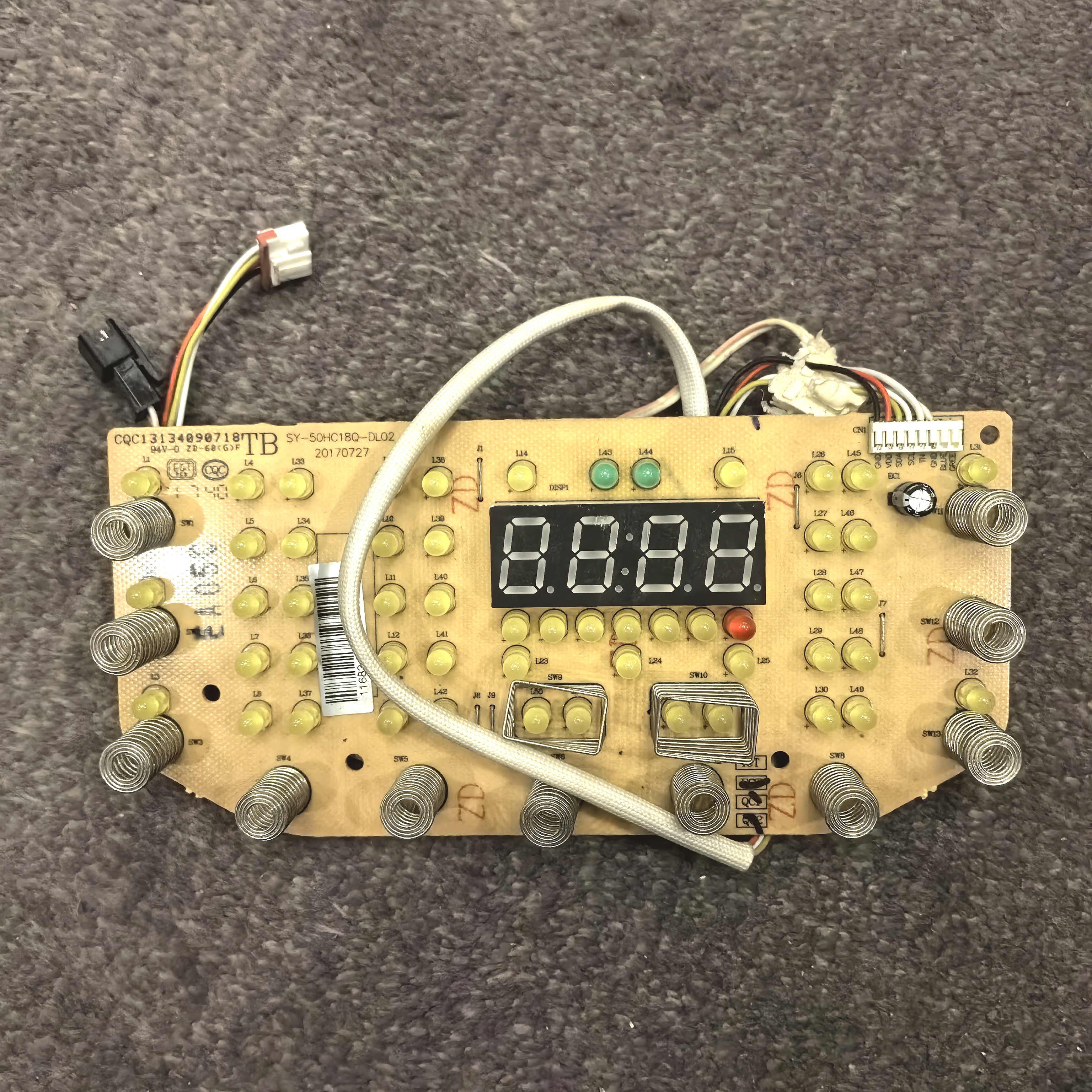 适用苏泊尔电压力锅配件SY-50HC18Q-DL02显示板灯板控制板