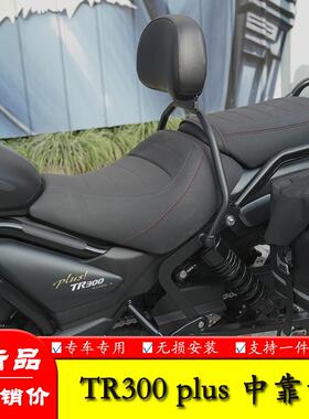 适用于豪爵TR300主驾后靠背PLUS青春版中靠背后背部支撑改装配件