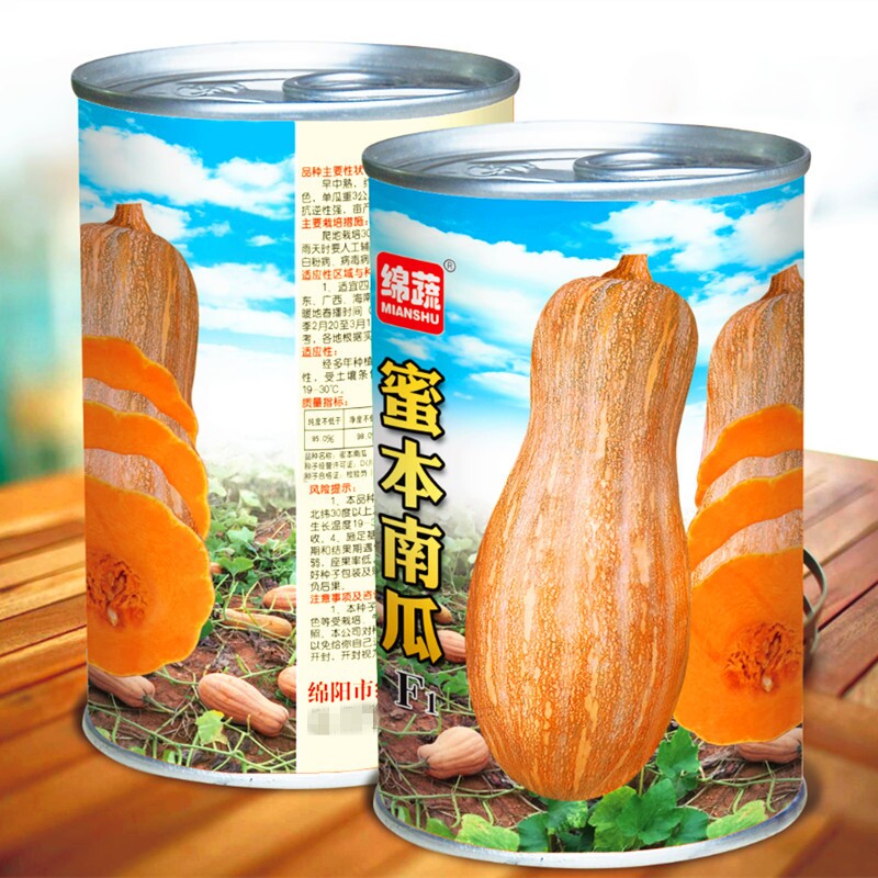 绵蔬蜜本南瓜种子粉甜南瓜蔬菜籽