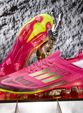 跨境新款无缝飞织系带football boots厂家直销 F50+青少年足球鞋