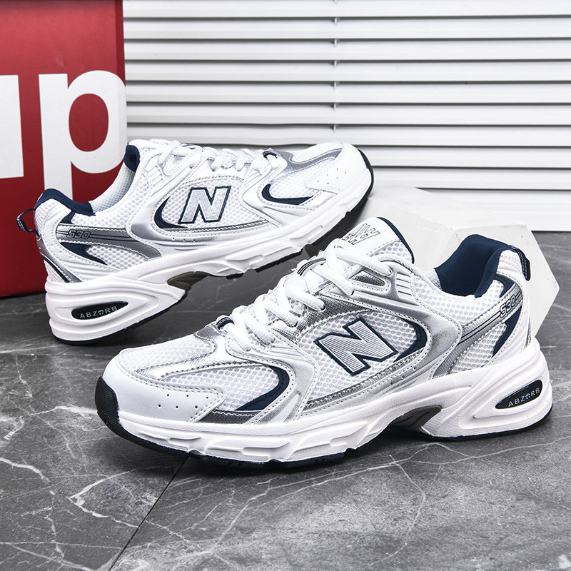 直播新款男鞋530经典老爹鞋休闲百搭软底N字鞋四季情侣跑步鞋外贸