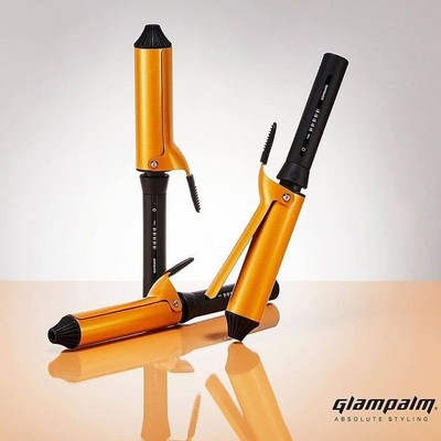 韩国glampalm夹板卷发棒ins内扣直卷两用大波浪chahong小红书