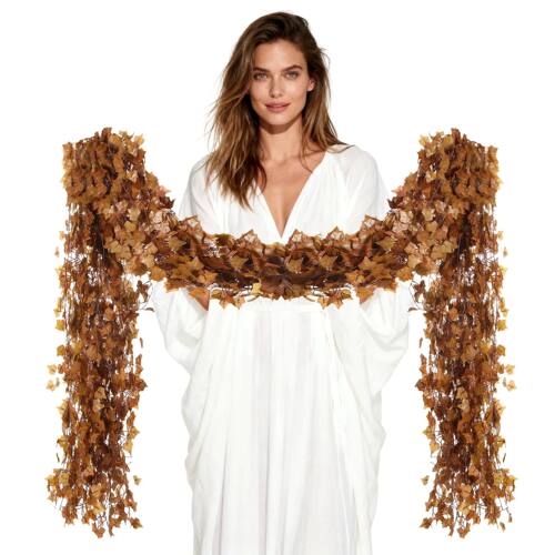 12 Pcs Artificial Maple Leaf Garland for Room Decor Fall Aut