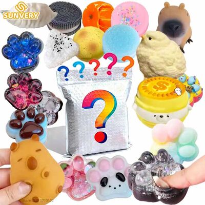 Mystery Fidget Toys Blind Bags Cat Paw Antistress Foot Taba