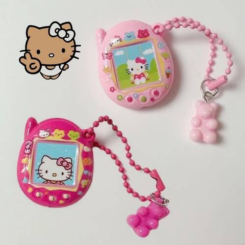 Vintage Kawaii Bow Hello Kitty Bag Pendant Accessory Hello K