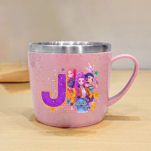 KPop Hunters Demon Letter Milk Cartoon Wat Children Mugs