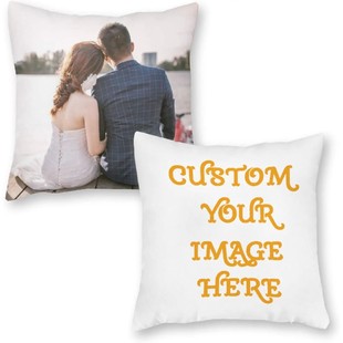 Pillow Case with Picture Personalized Velvet Pillow Cover wi
