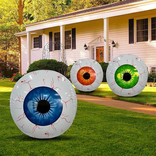 22inch Halloween Inflatables Eyeball Decorations Bloodshot E