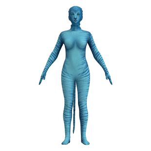 Movie Avatar Cosplay Costume Jake Sully Neytiri Polyester Ze