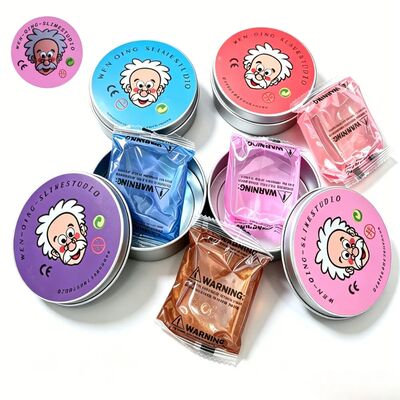 Reusable Putty Liquid Crystal Bouncy Slime Toy Set Kid Safe