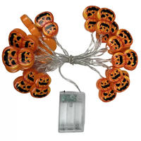 Halloween Led Lights String Pumpkin Witch Ghost Decoration L thumbnail 2