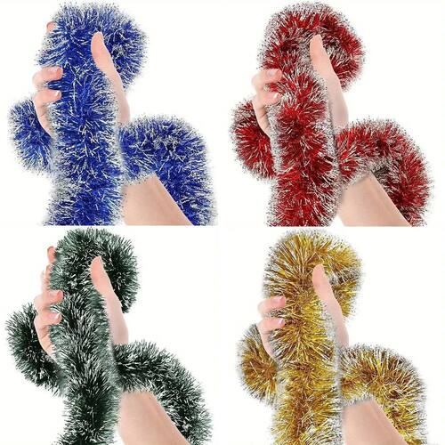 2/4M Christmas Ribbon Garland Green Cane Tel Ribbons Xmas Tr