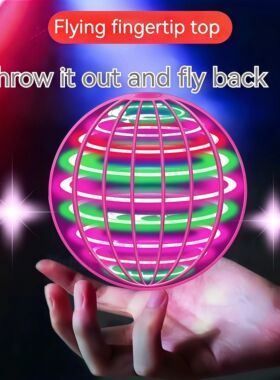 2026 Hover Ball Flying Spinner - Hand Gesture Control, LED L