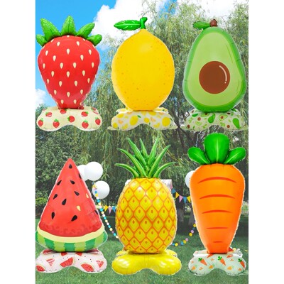 1 pack of strawberry, lemon, watermelon, avocado, carrot, pi