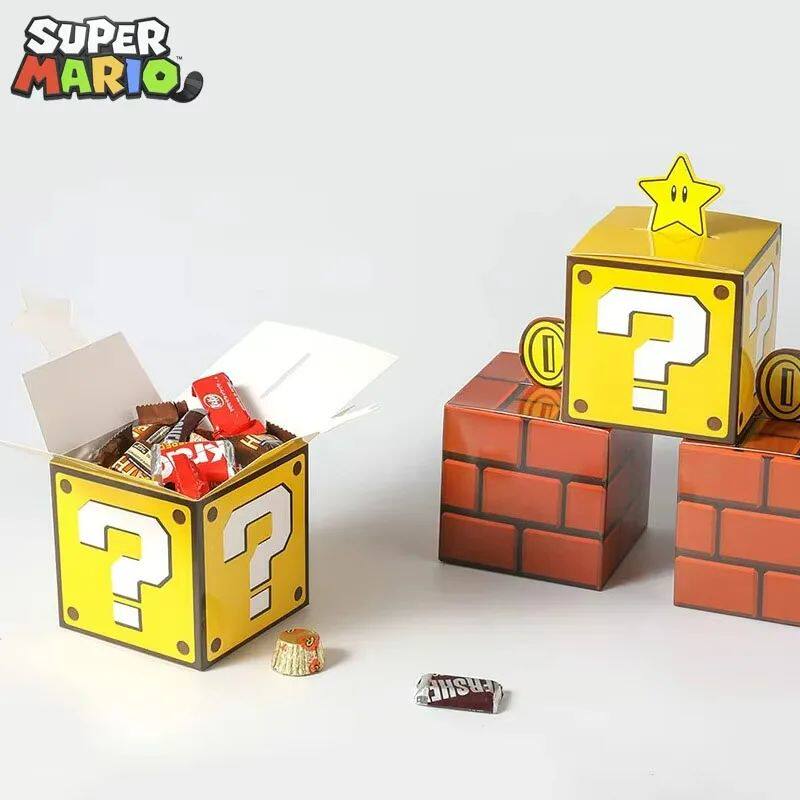 Super Marios Theme Partys Candy Box Game Prop Brick Image De
