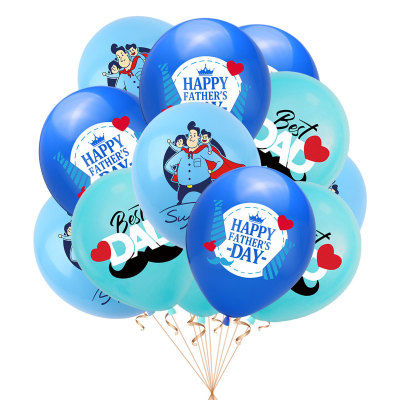 Father's Day Theme Party Balloon Father's Day 12-inch Latex