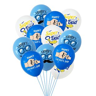 10pcs/set 12inch Happy Father's Day Happy Mothers Latex Ball
