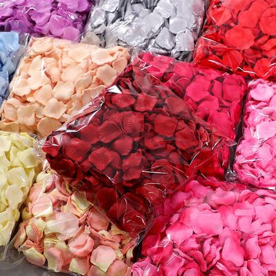 500/1000 Pieces Silk Artificial Rose Petals Artificial Flowe