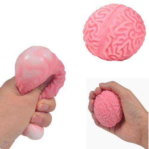 Mini Brain Squishy Squeeze Ball Funny Brain Balls Stress Rel