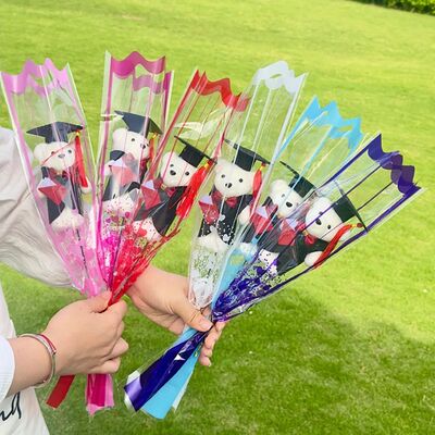 1/3/5PC Little Bear Bouquet Graduation Season Teacher’s Day