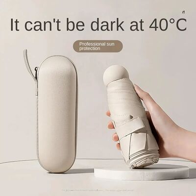Capsule Umbrella Portable Mini Sunshade Sunscreen Rain Umbre