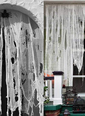 76*183CM Halloween Gauze Decoration Super-Size Creepy  Mesh