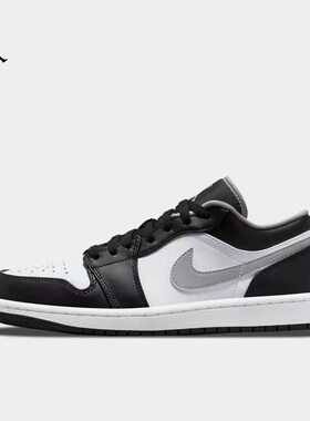 2k体育Nike耐克aj1 影子黑白灰熊猫低帮休闲篮球鞋板鞋553558-040