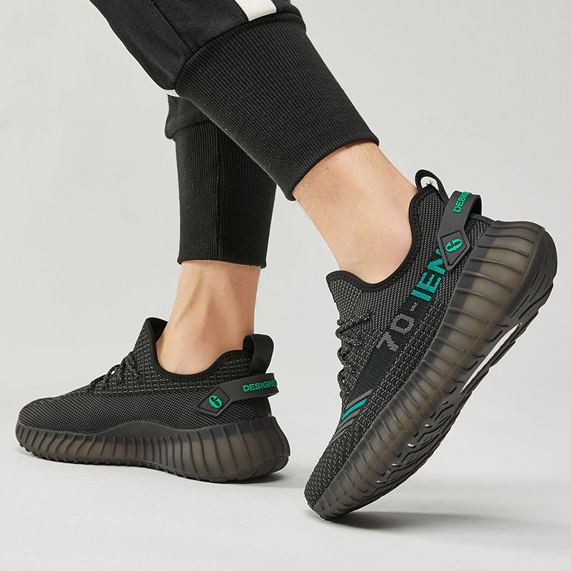 椰子男鞋2024新款潮流冬季时尚透气百搭休闲运动鞋非莆田yeezy350 流行男鞋 时尚休闲鞋 原图主图