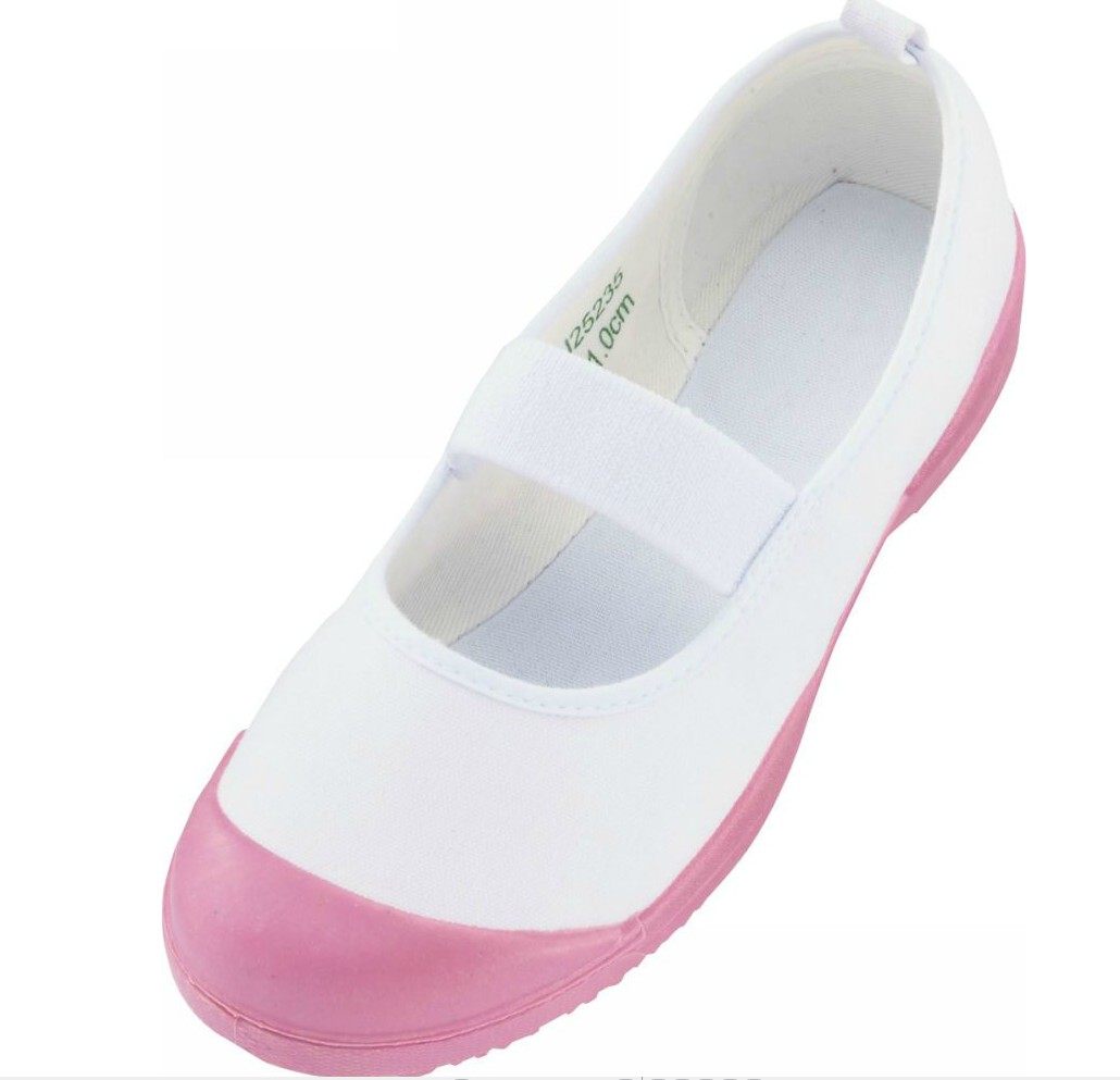 thumbnail for Red Palm Shandong Shoes Japanese Kindergarten Indoor JK Uniform Student Canvas Nurse Plus Size Dance Small White Sneakers