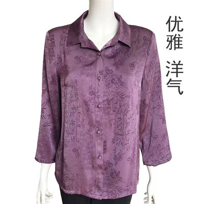 2025新品仿真丝醋酸花边薄衬衫