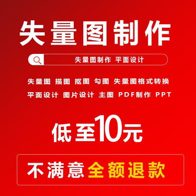 矢量图制作ai设计代画ps转高清图案代画勾图描图logo临摹cdr平面