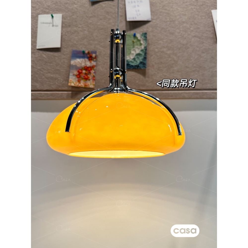 美式中古南瓜过道吸顶灯包豪斯复古玄关阳台个性创意蘑菇灯具casa