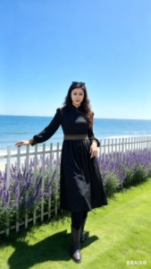 女士长款蒙古袍2026缎面