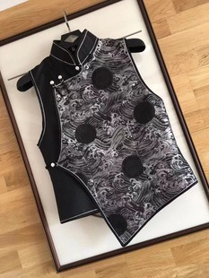 蒙古族女款服装民族风马甲纯手工蒙古坎肩蒙古日常生活舞台装人气