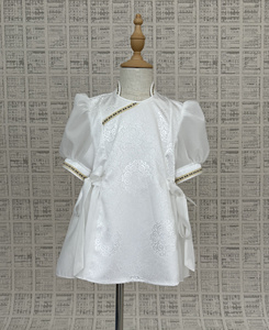 儿童蒙古族服装女孩夏季蒙古袍日常装女童蒙古族舞蹈演出服饰六一