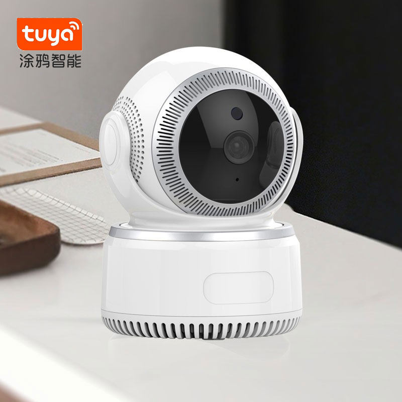 家用监控摄像头无线网络360度旋转高清手机远程控制1080p涂鸦版本