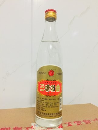 南通特产三塘特曲480毫升*12瓶53度浓香风格白酒