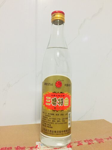 南通特产三塘特曲480毫升*12瓶53度浓香风格白酒