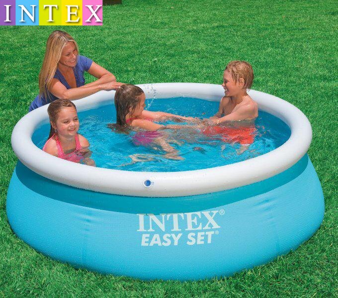 送电泵 正品INTEX-28101碟形充气水池 家庭大型儿童游泳池 大水池
