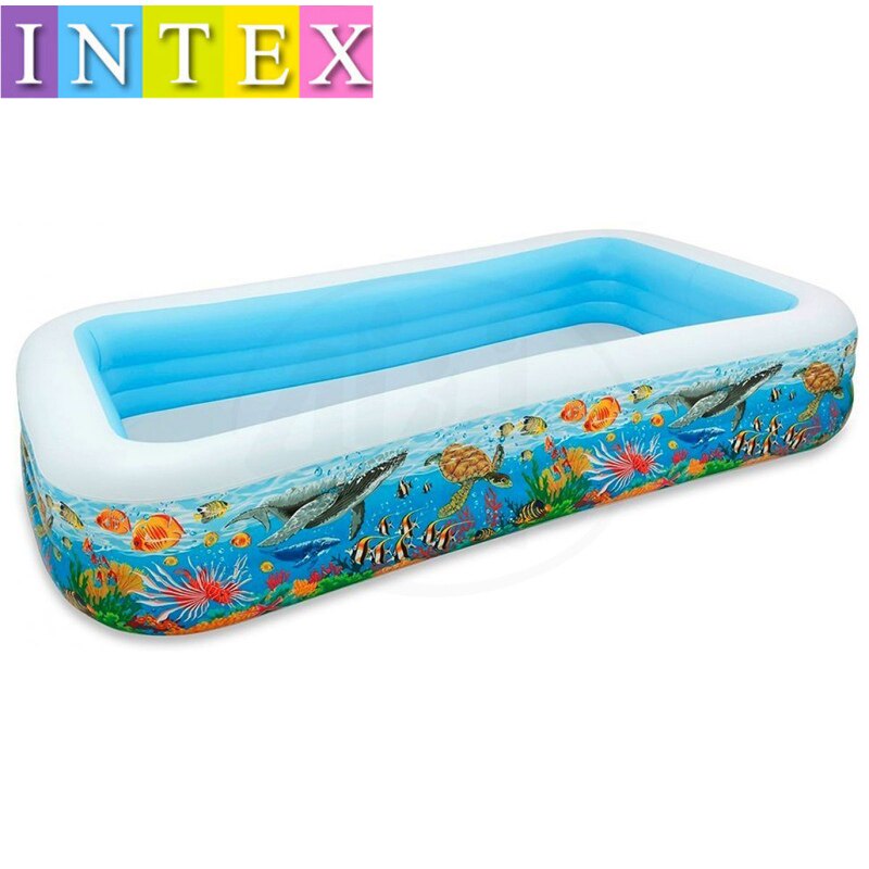 送电泵 正品INTEX小黄鱼家庭充气游泳池 海洋球池 戏水池 玩沙池