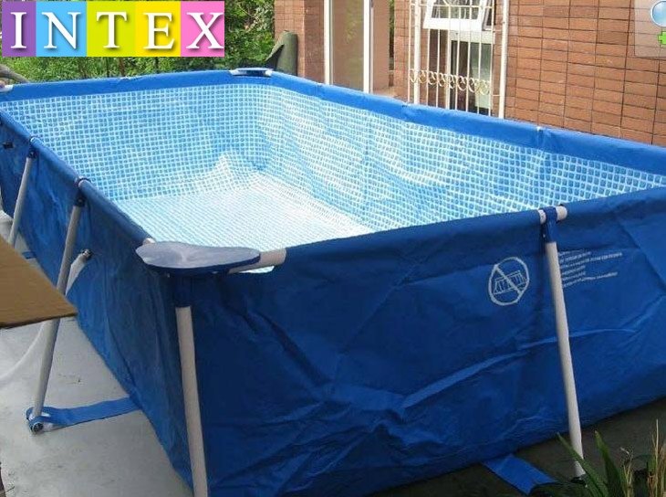 intex长方形框架儿童戏水池