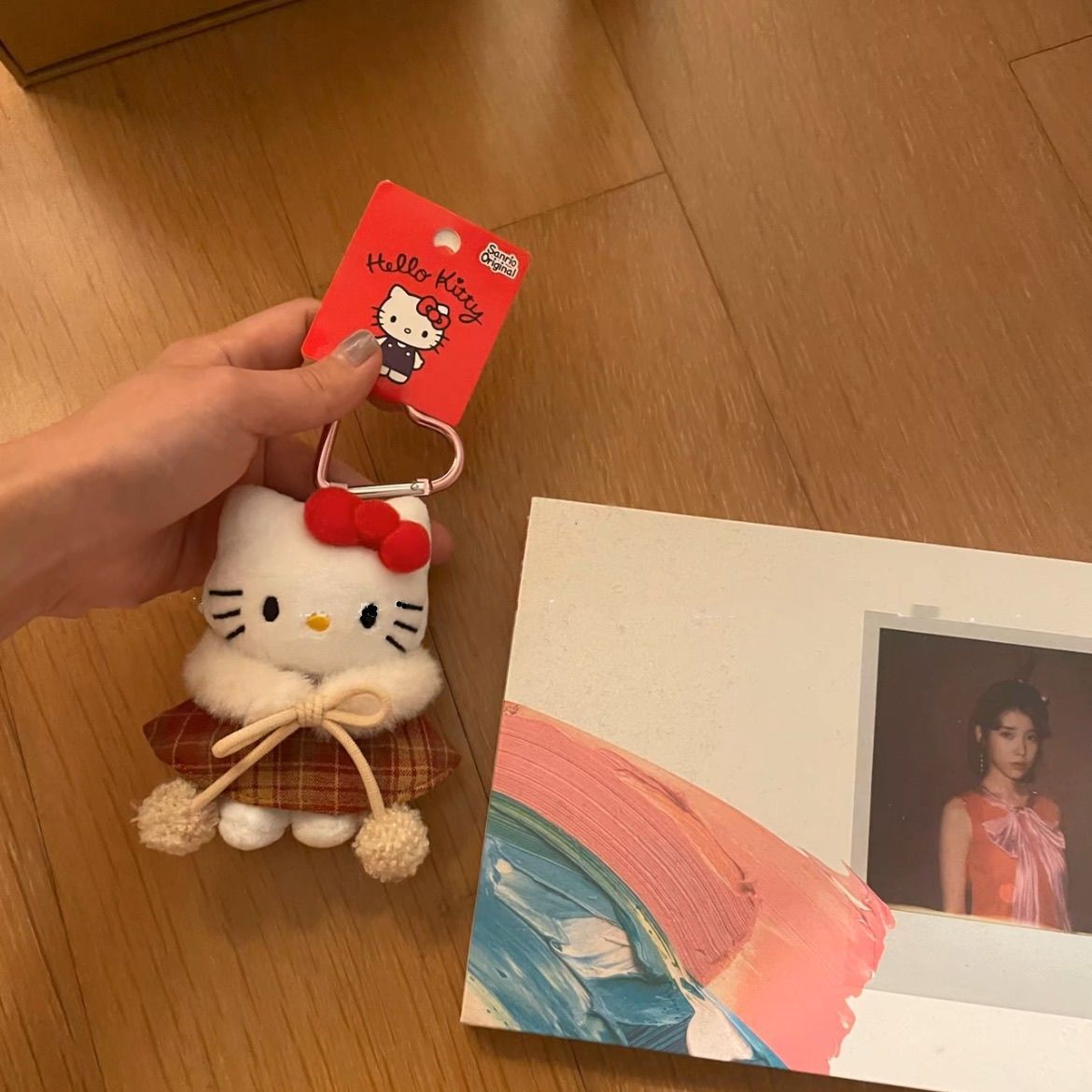 正版中古hellokitty包挂智秀同款