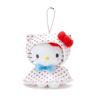 正版波点雨衣hellokitty猫包挂件
