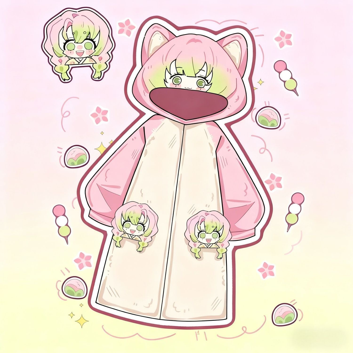 现货！甘露寺蜜璃睡袍鬼灭之刃