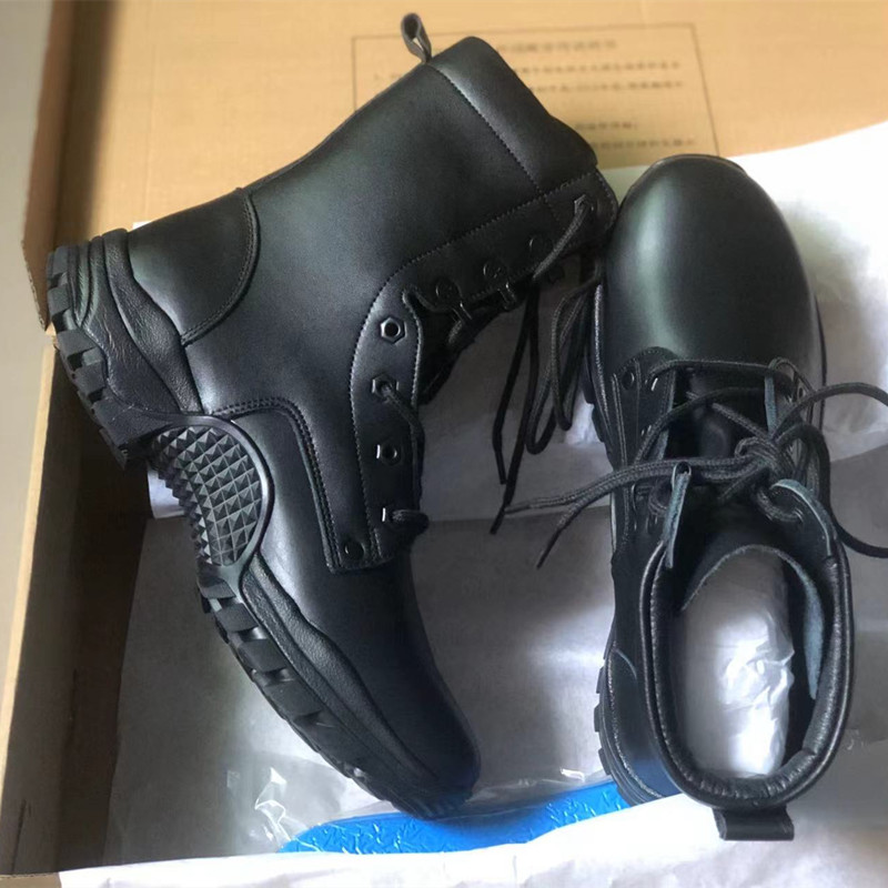 夏季空降靴战术靴户外作训靴黑色耐磨超轻训练靴作战训靴伞靴