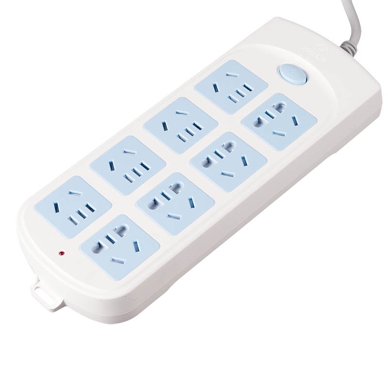 公牛总开关过载保护10插位接线板